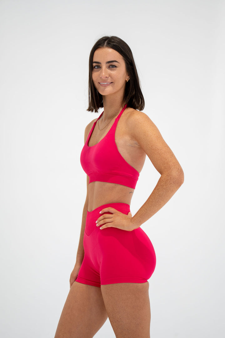Seamless Sculpt Halter Bra