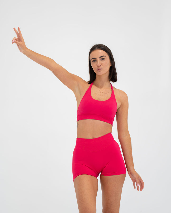 Seamless Sculpt Halter Bra