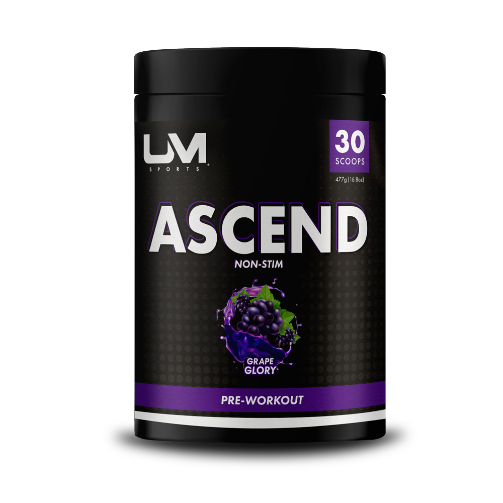Ascend Pre-Workout Non-Stim Grape Glory by UM Sports