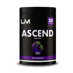 Ascend Pre-Workout Non-Stim Grape Glory by UM Sports