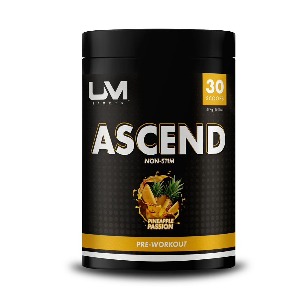 Ascend Pre-Workout Non-Stim Pineapple Passion by UM Sports