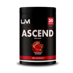 Ascend Pre-Workout Non-Stim Watermelon Wonder by UM Sports | Previously In-Cel Pre-Workout Urban Muscle
