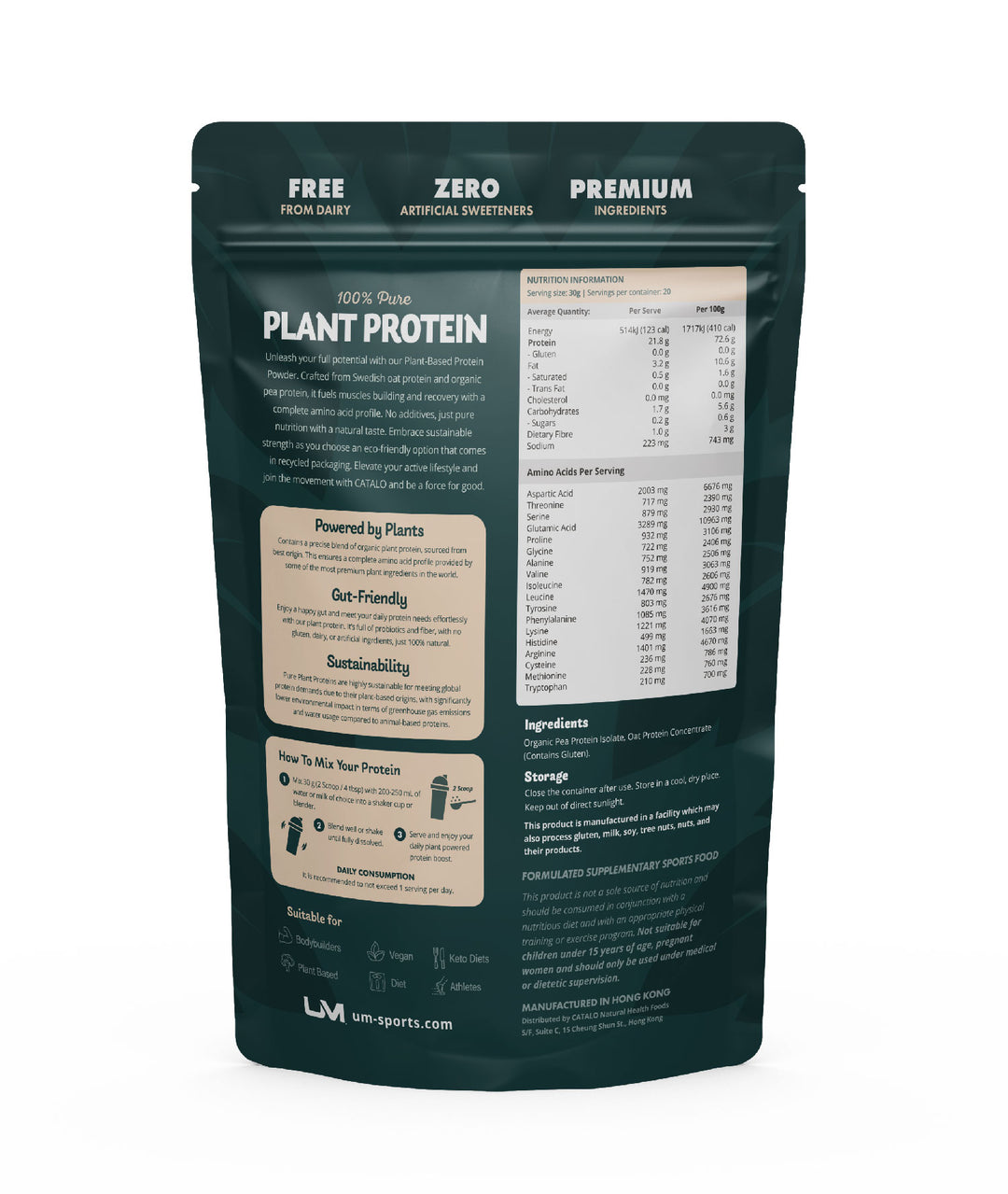 Pure Plant Protein Powder